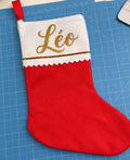 Chaussette de Noël personnalisée avec prénom