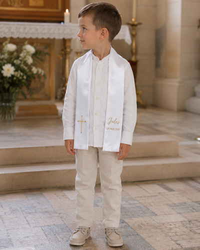 Etole de baptême personnalisé - taille enfant
