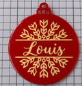 Boule de Noël personnalisée – Prénom
