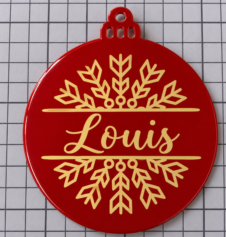 Boule de Noël personnalisée – Prénom