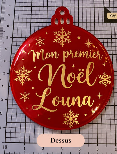 Boule de Noël personnalisée – Mon premier Noël
