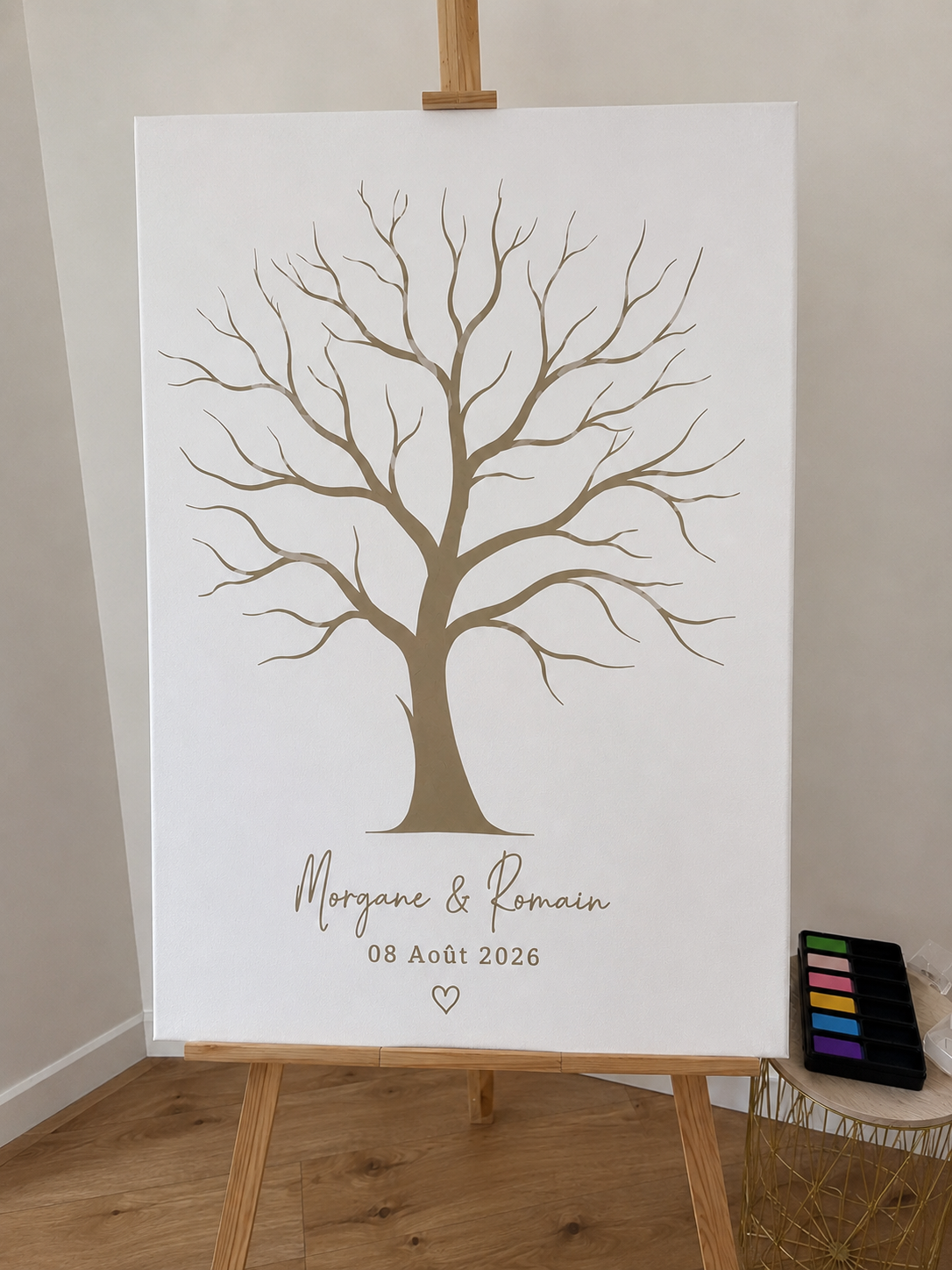 Toile Arbre à empreintes