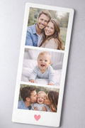 Magnet - Style Polaroïd 3 photos rectangulaire