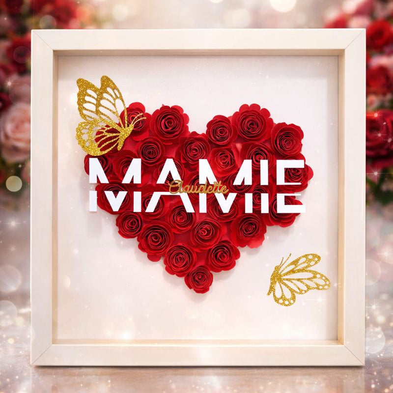 Cadre Fleuri À Personnaliser